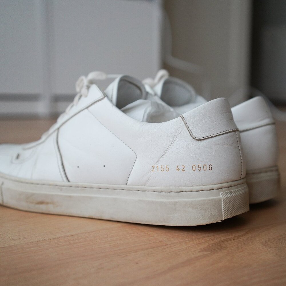 Common Projects B Ball low in white - Picture 3 of 8